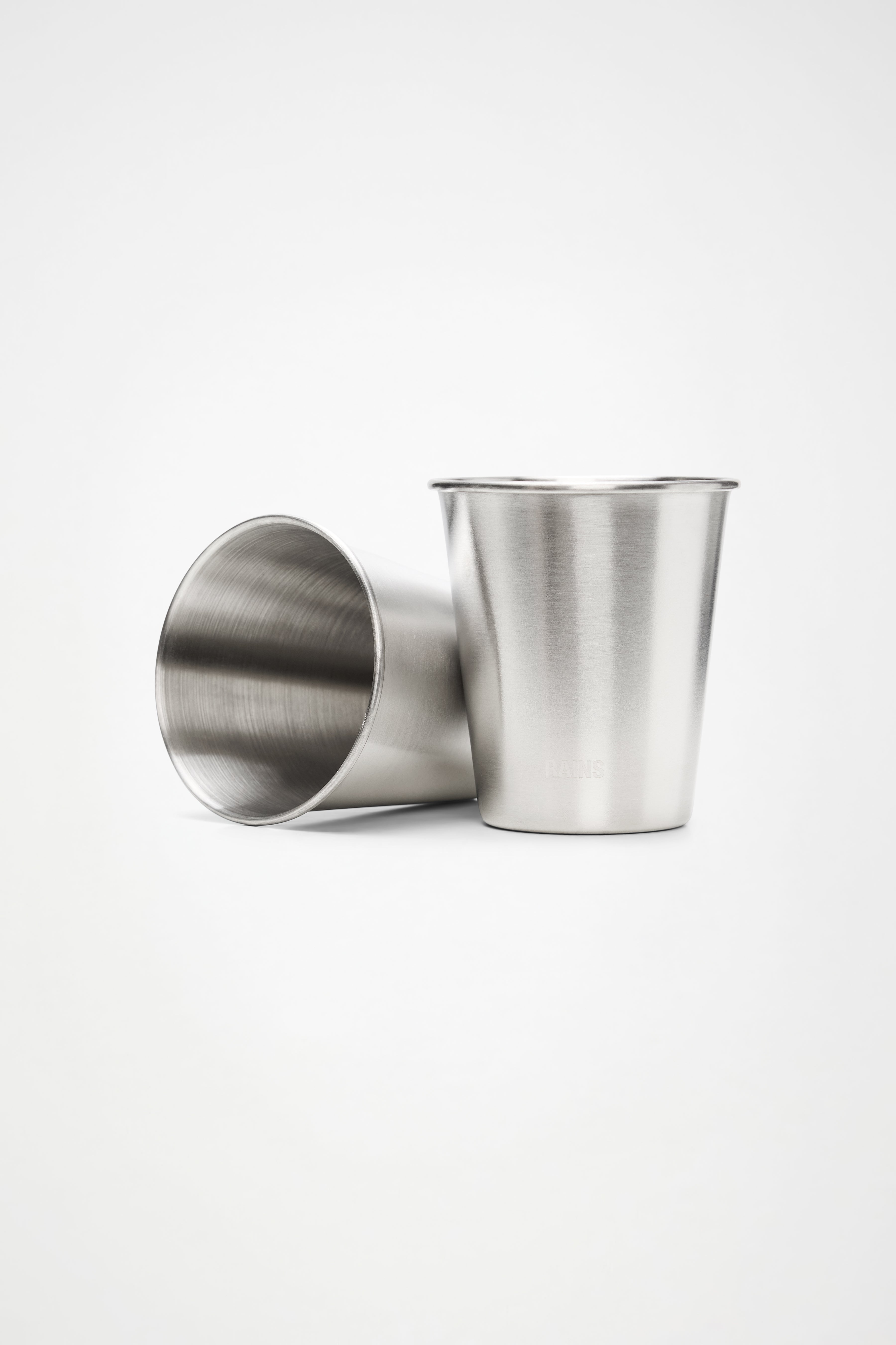 RAINS The 2-Course Set + Cups Steel Plates