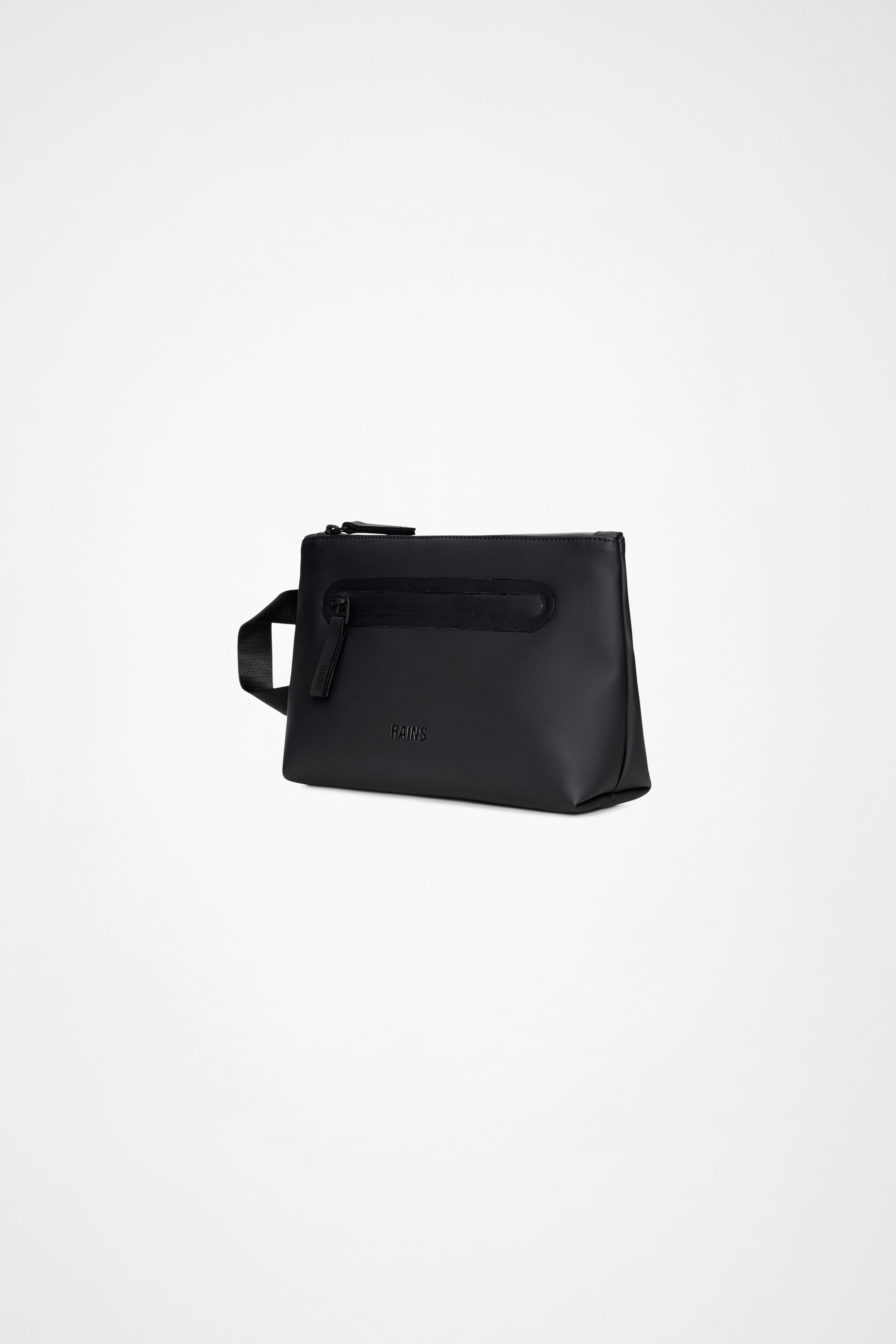 RAINS 2 Zip Cosmetic Bag Large Black 3.50L H17 x D8 x W25 cm Wash Bag