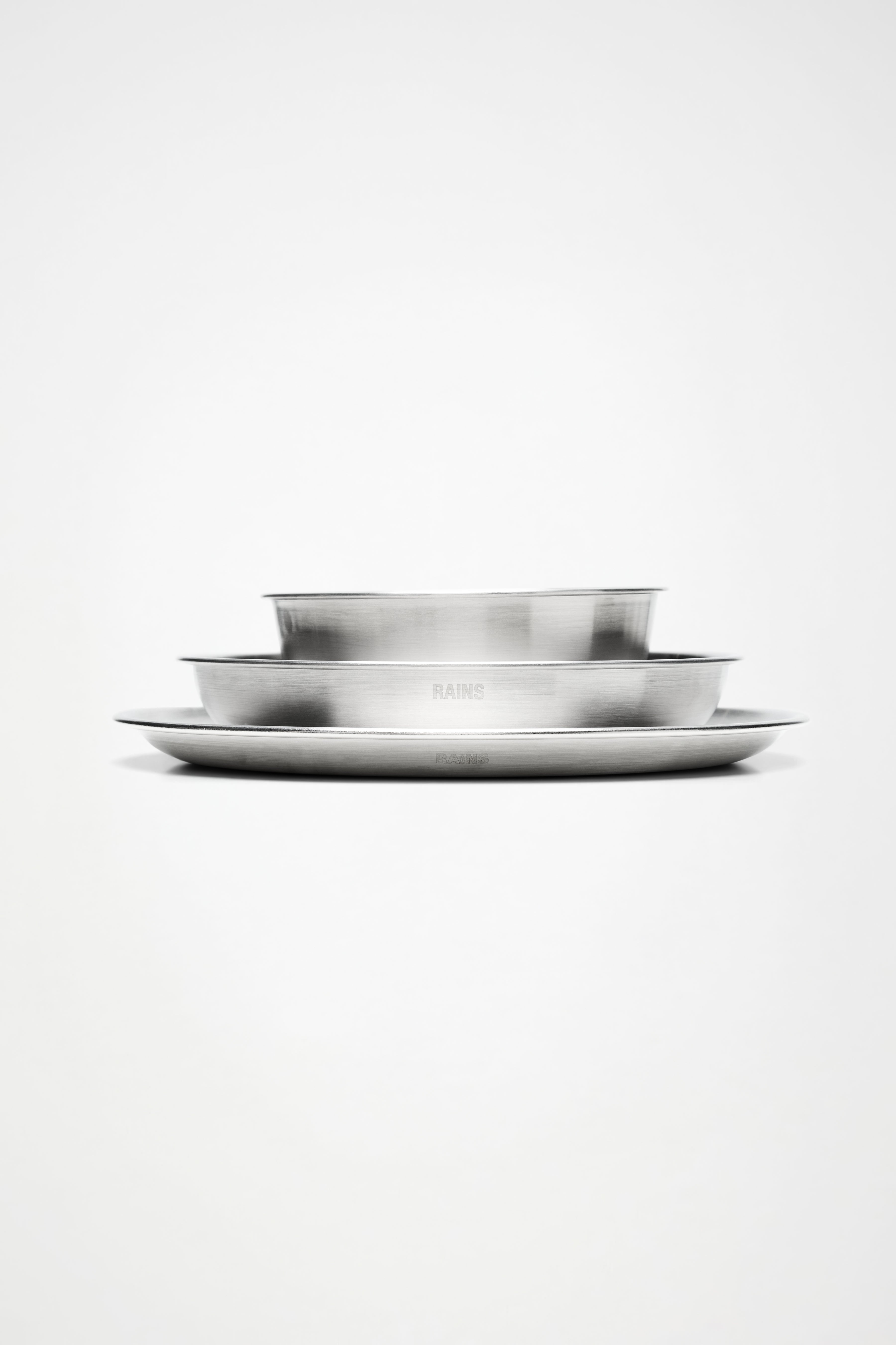 RAINS Stainless Steel 2-Pack Plates Steel Plates